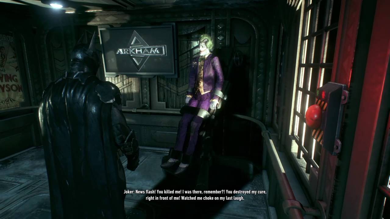 Batman Arkham Knight: Arkham Asylum Elevator Hallucination Scene