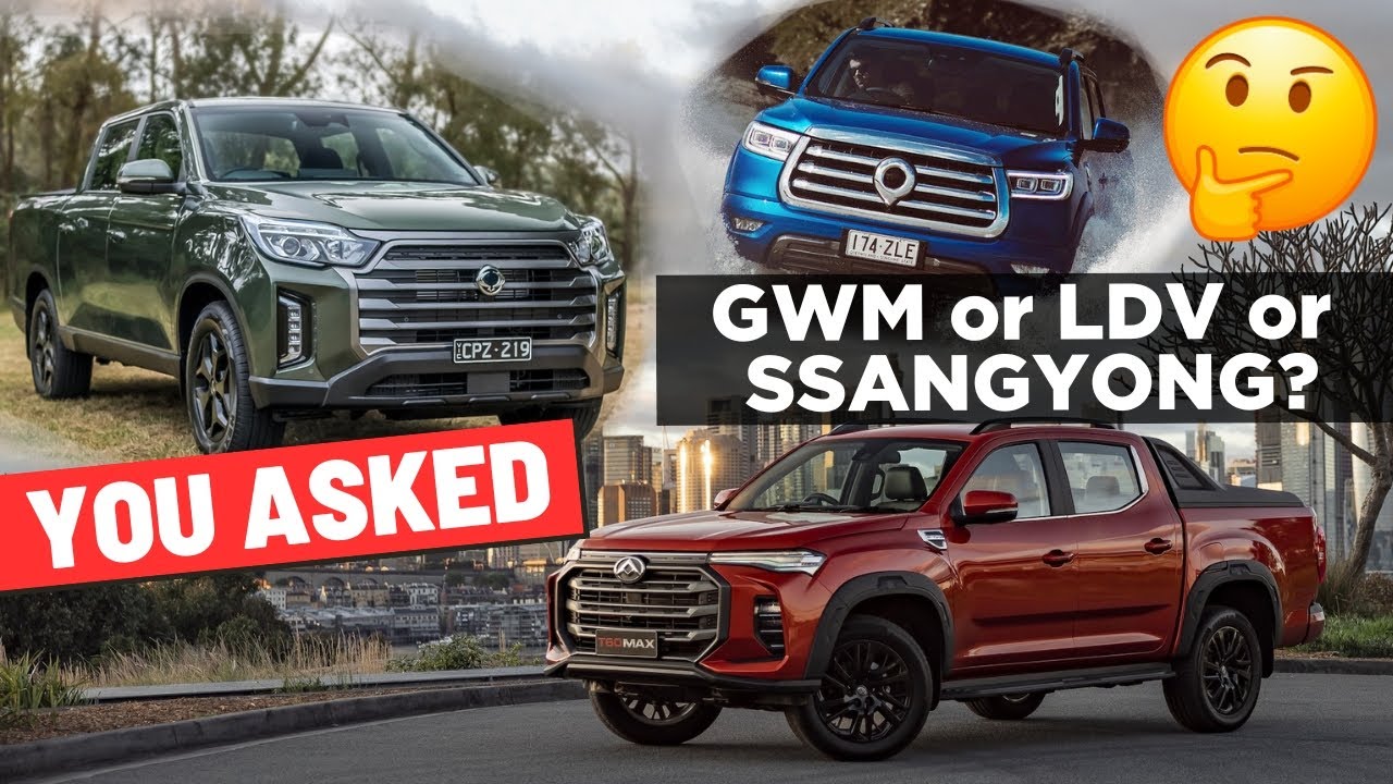 Сравнение недорогих автомобилей: GWM Cannon Ute, LDV T60 и SsangYong Musso