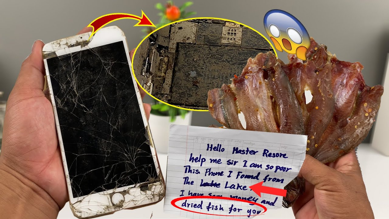 How To Restore Abandoned iPhone 6 plus for Fan He found from The Lake- Restoration Very old iPhone