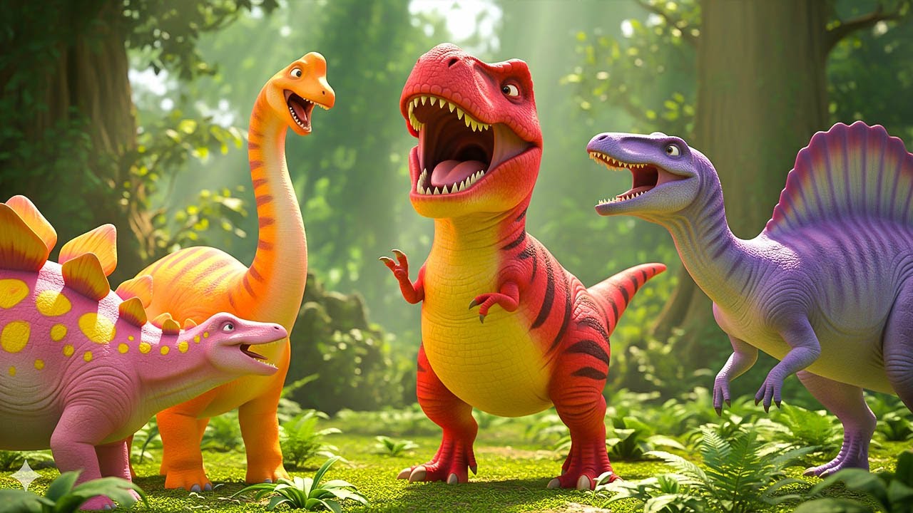 Epic Dinosaur Adventure 🦕 | Spinosaurus, T-Rex & Stegosaurus Fun Story