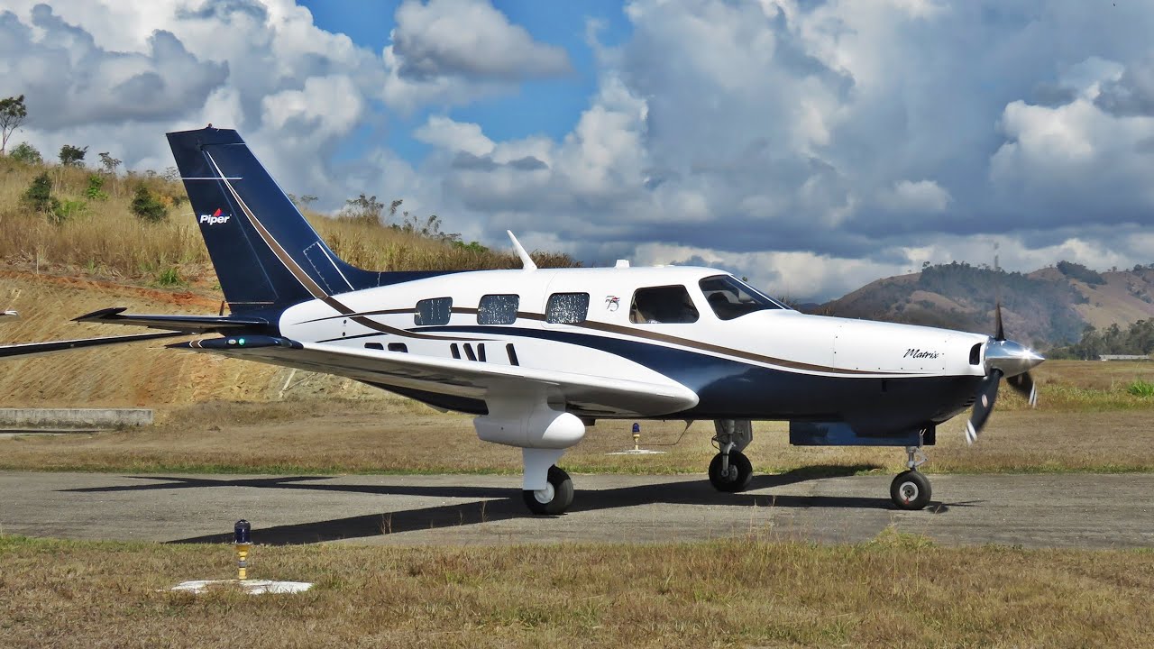 Piper PA-46R-350T Malibu Matrix Decolagem em Cachoeiro de Itapemirim ES