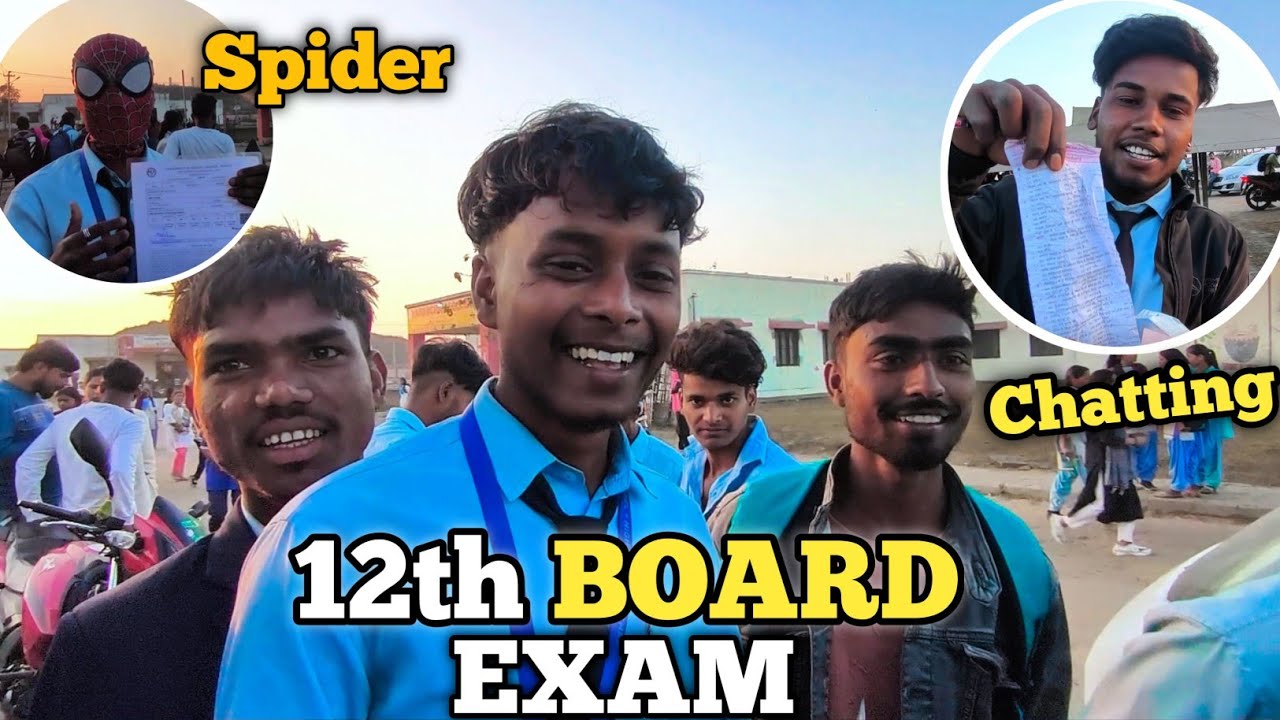 First Day Exam in Exam Hall Me Chatting Spider #vlog 