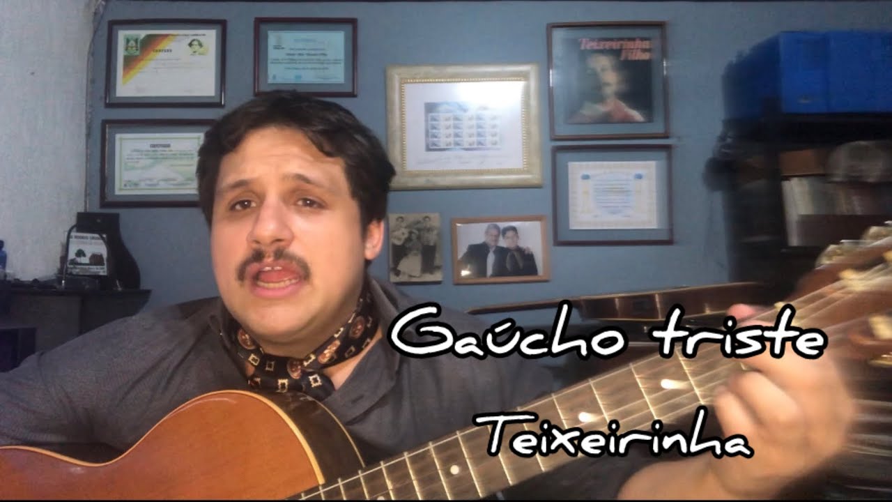Ga&uacute;cho triste - Teixeirinha Neto - Voz e Viol&atilde;o