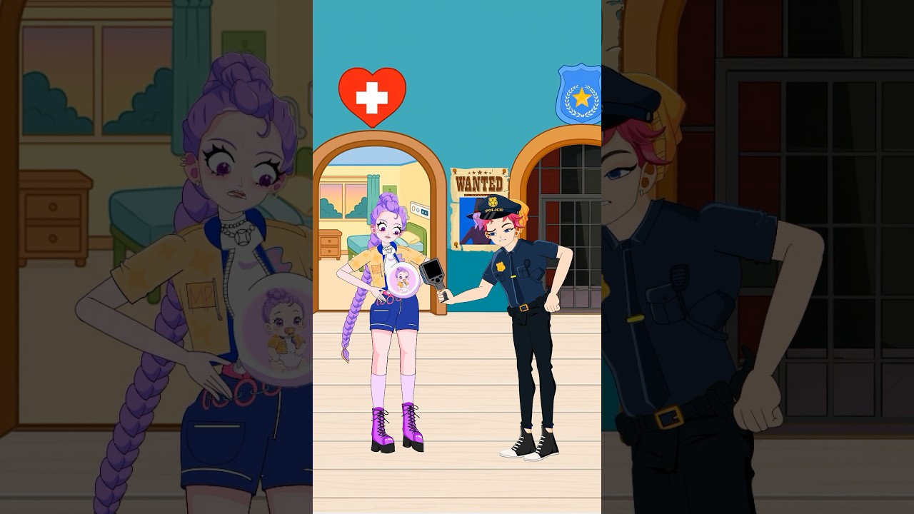 Kpop Demon Hunters:Help Police Abby choose the right door for Pregnant woman Rumi #kpopdemonhunters