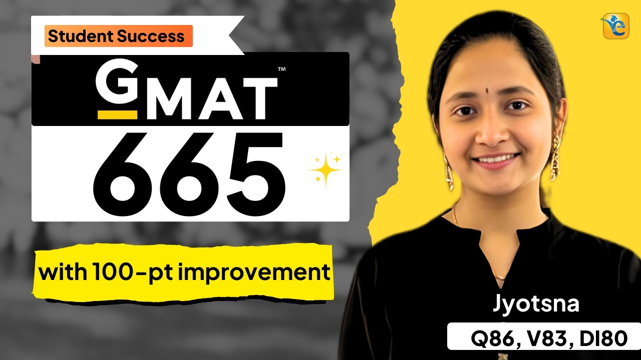 GMAT 665 | 100-pt overall improvement
