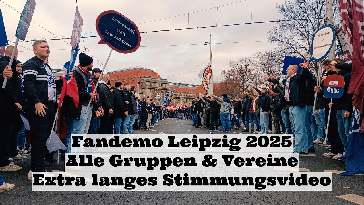 Fandemo Leipzig 2025: Alle Gruppen, Vereine. Extra langes Video!
