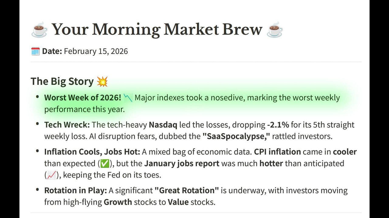 Market Update - Inflation, Jobs, SaaS and Tech Selloff. Is SaaS dead?