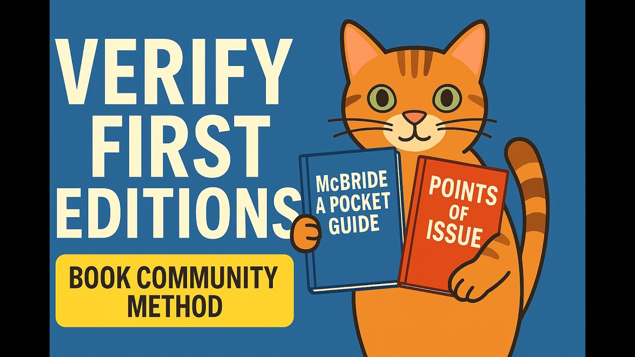 How the Book Community Verifies First Editions (Without Selling the Cat)
