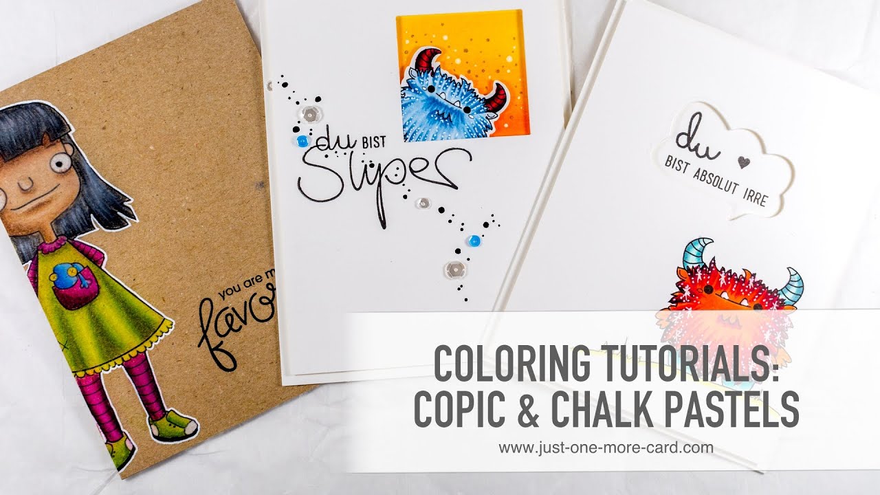 Technique Tutorials with Copics & Chalk Pastels