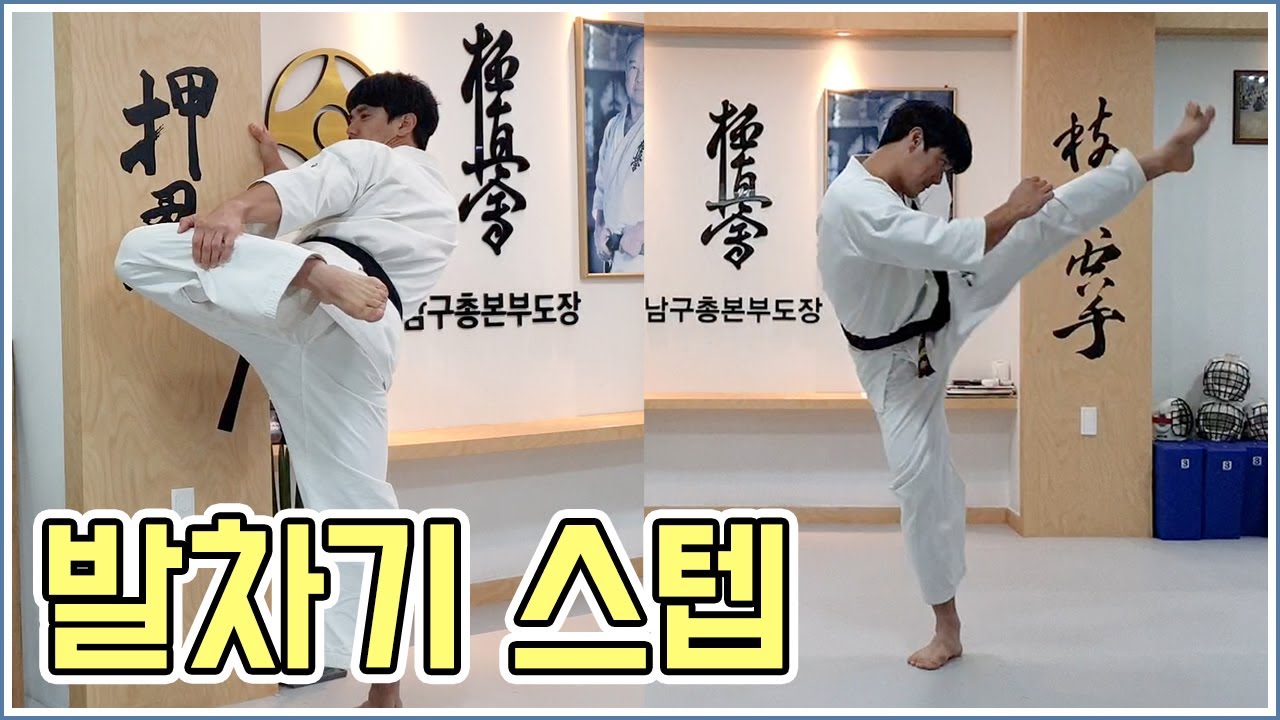 극진가라데 발차기 기술 