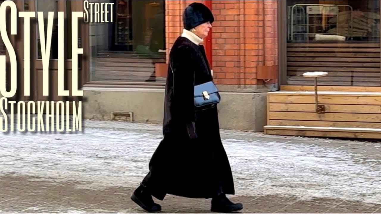 Снежный Стокгольм при -8°C 🥶❄️| Скандинавские Идеи Зимних Образов  | Тренды Уличного Стиля