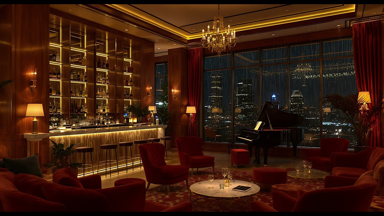 Night Jazz – Luxury City Lounge | Smooth Sax & Piano
