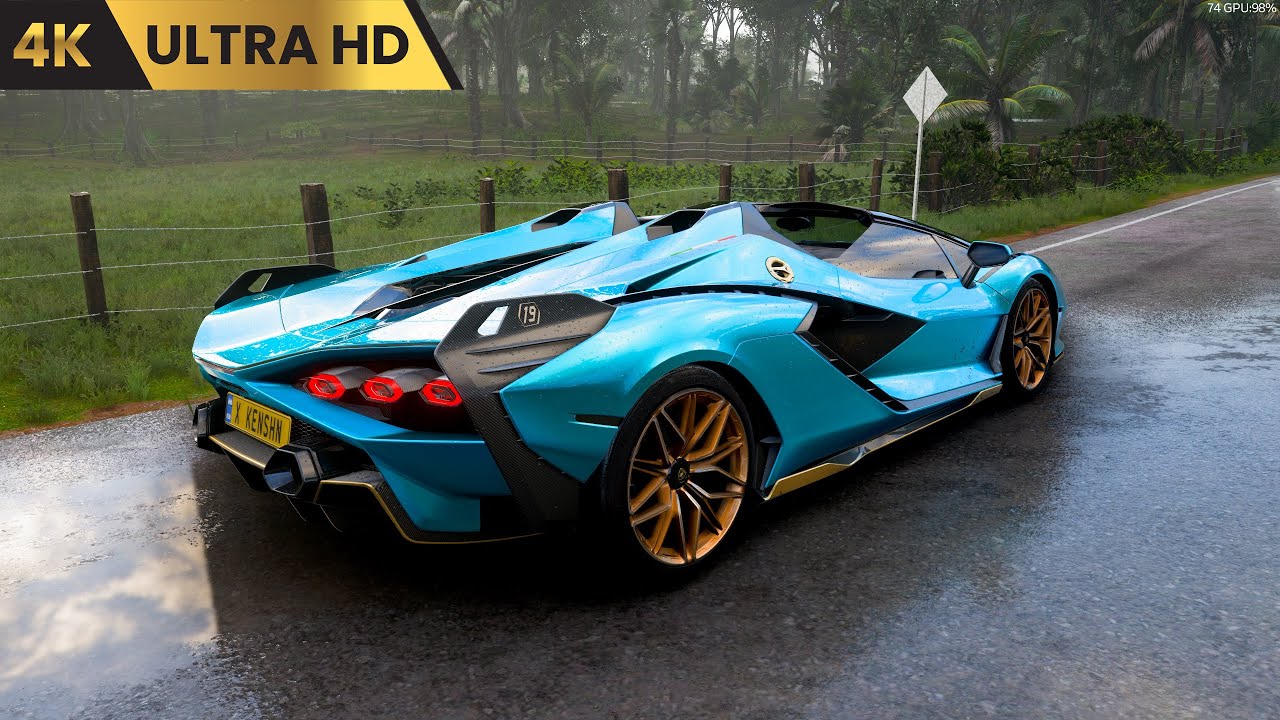 Lamborghini Sián Roadster | Forza Horizon 5 PC Free Roam Gameplay - Keyboard (No Commentary)