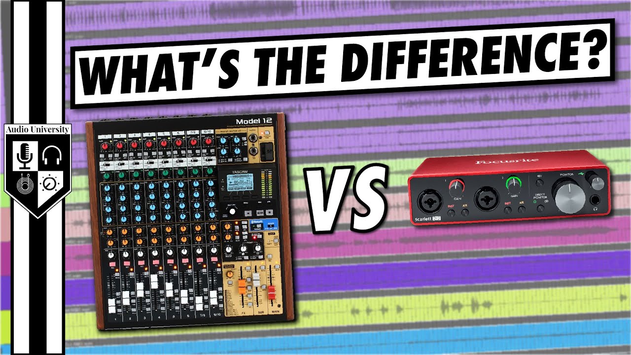 Audio Interface vs Mixer | What's The Difference (And Which One Do You Need)?