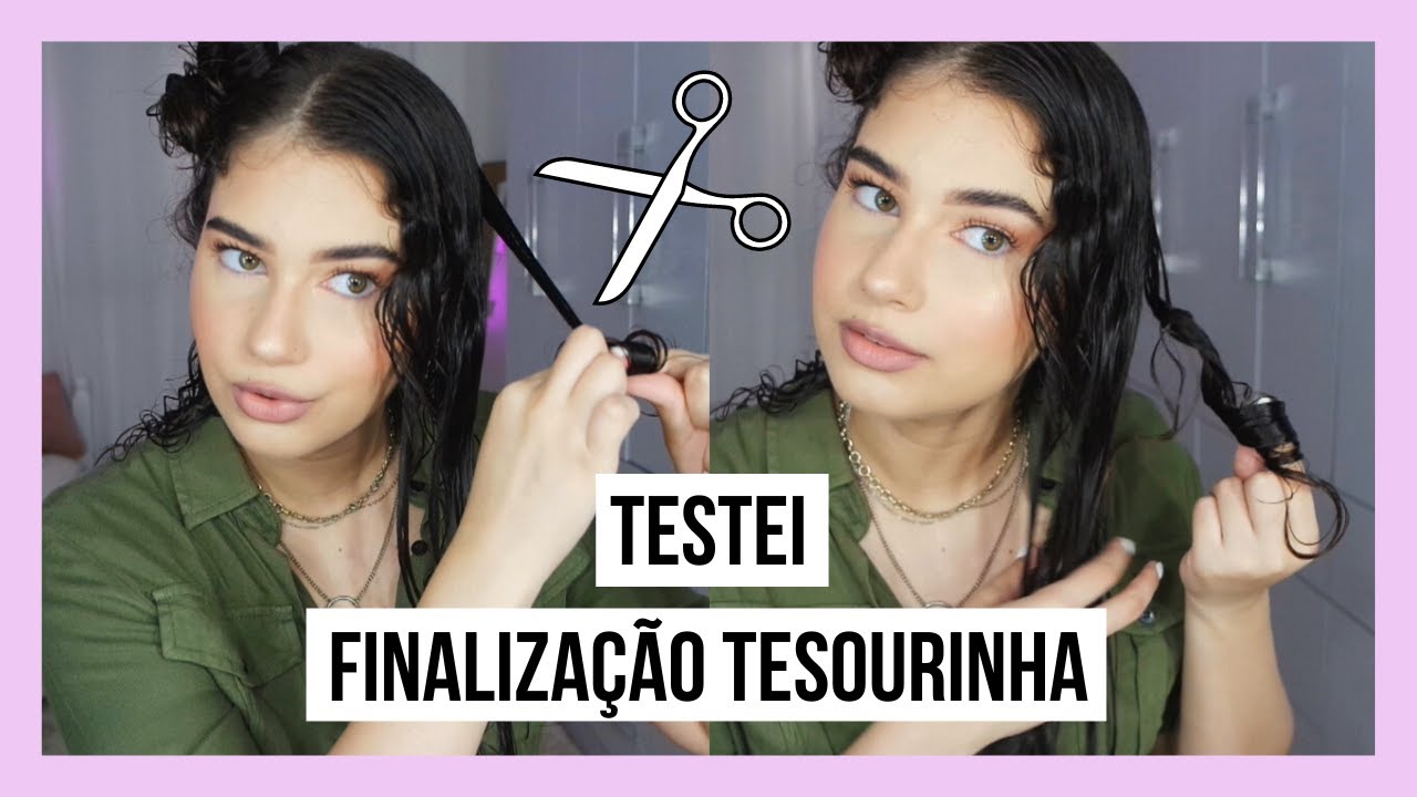 Finalização TESOURINHA: muita definição! *cabelo ondulado* | Ana Moraes