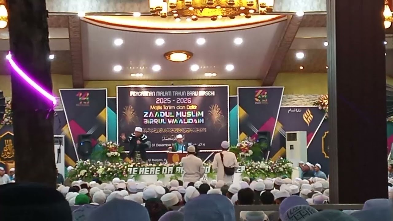 Ceramah KH. Ainul Yaqin bin KH. Abdullah Syafi'i, ZAADUL MUSLIM 31 Desember 2025 / 10 Rojab 1447 H.