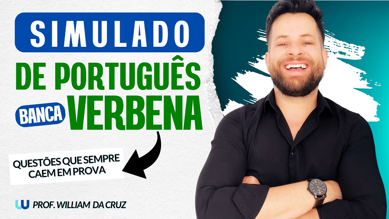 🔥 SIMULADO DE PORTUGUÊS BANCA VERBENA: QUESTÕES QUE SEMPRE CAEM 🔥