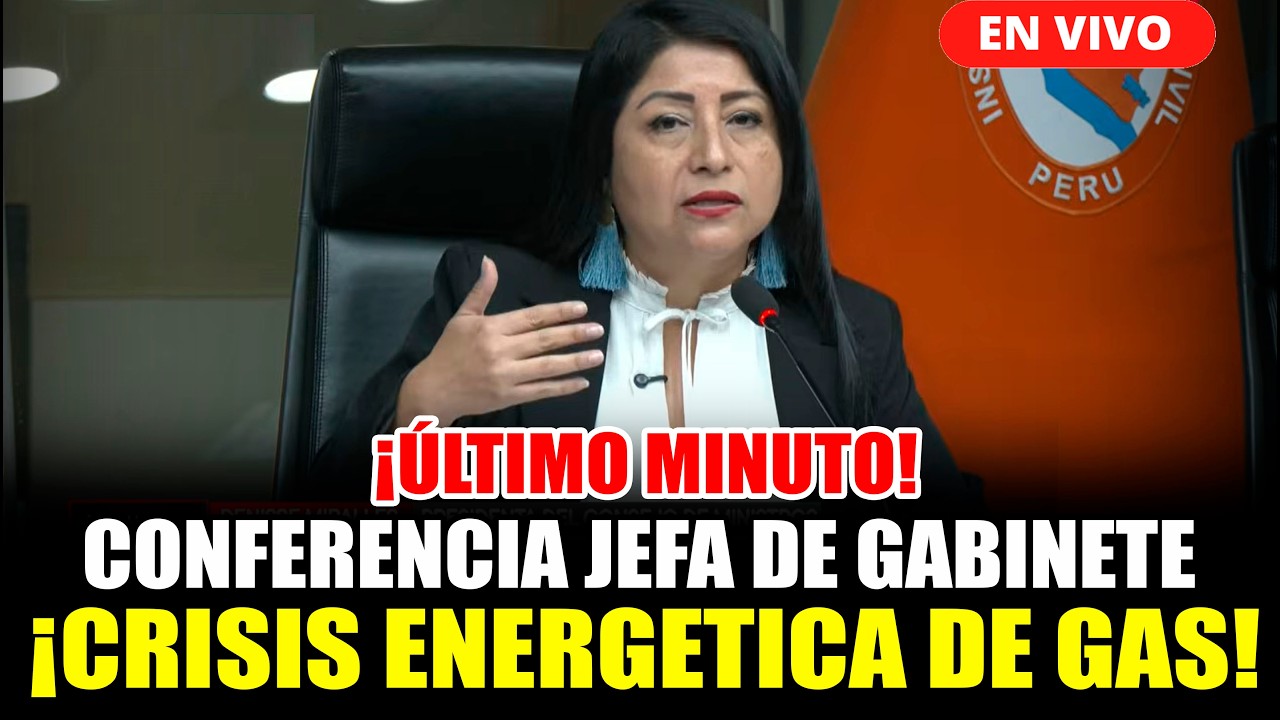 🔴&iexcl;&Uacute;LTIMO MINUTO! CRISI ENERGETICA CONFERENICIA JEFA DE GABINETE DENISSE MIRALLES