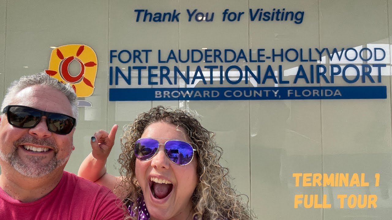 Fort Lauderdale-Hollywood International Airport FULL TOUR of Terminal 1!