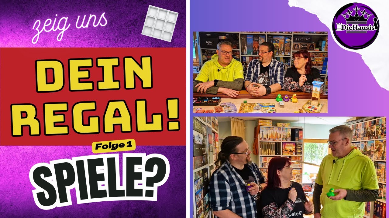 Was hat ein Brettspiel Redakteur im Spielezimmer? Ulrich Fonrobert | DEIN REGAL | Folge 1