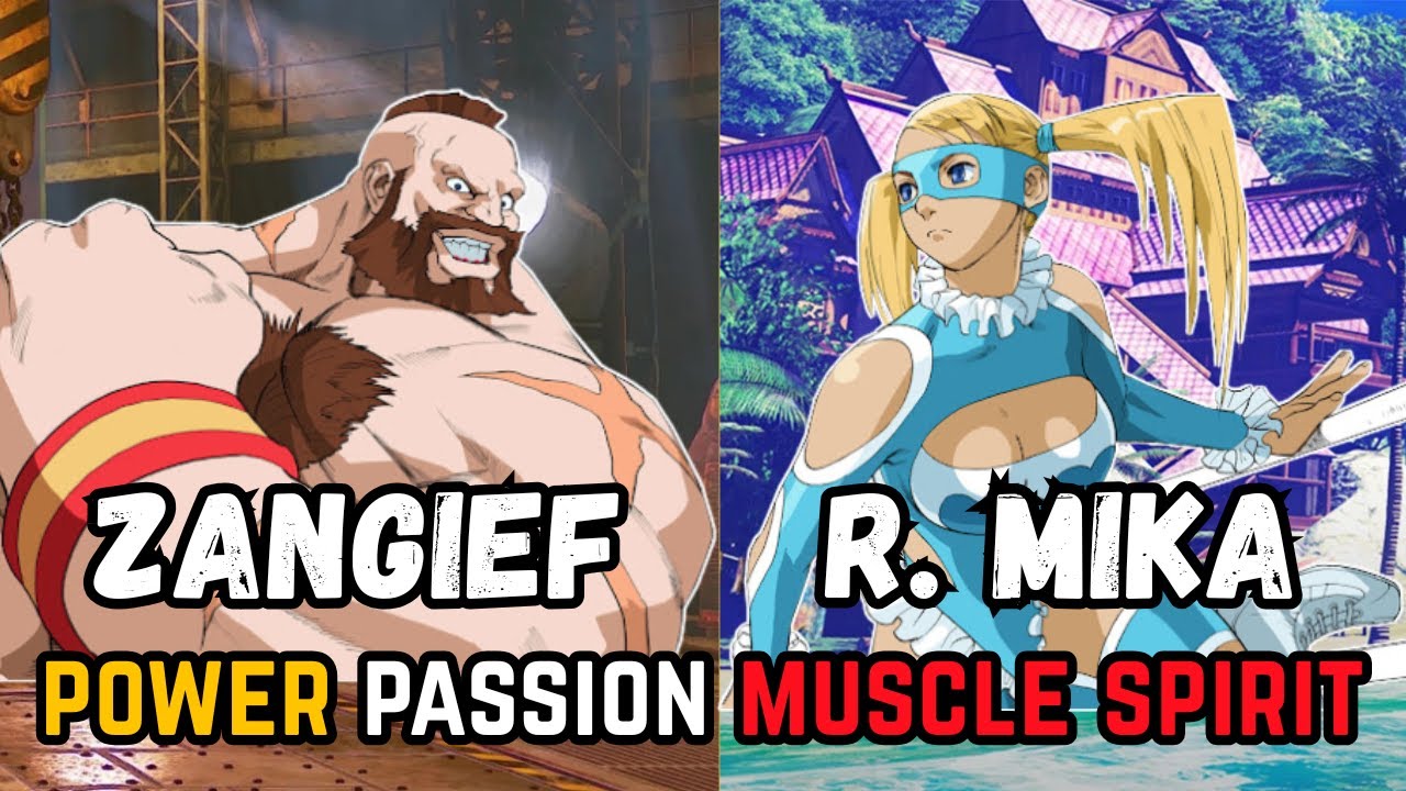 Zangief and R  Mika: Power, Passion, Muscle Spirit
