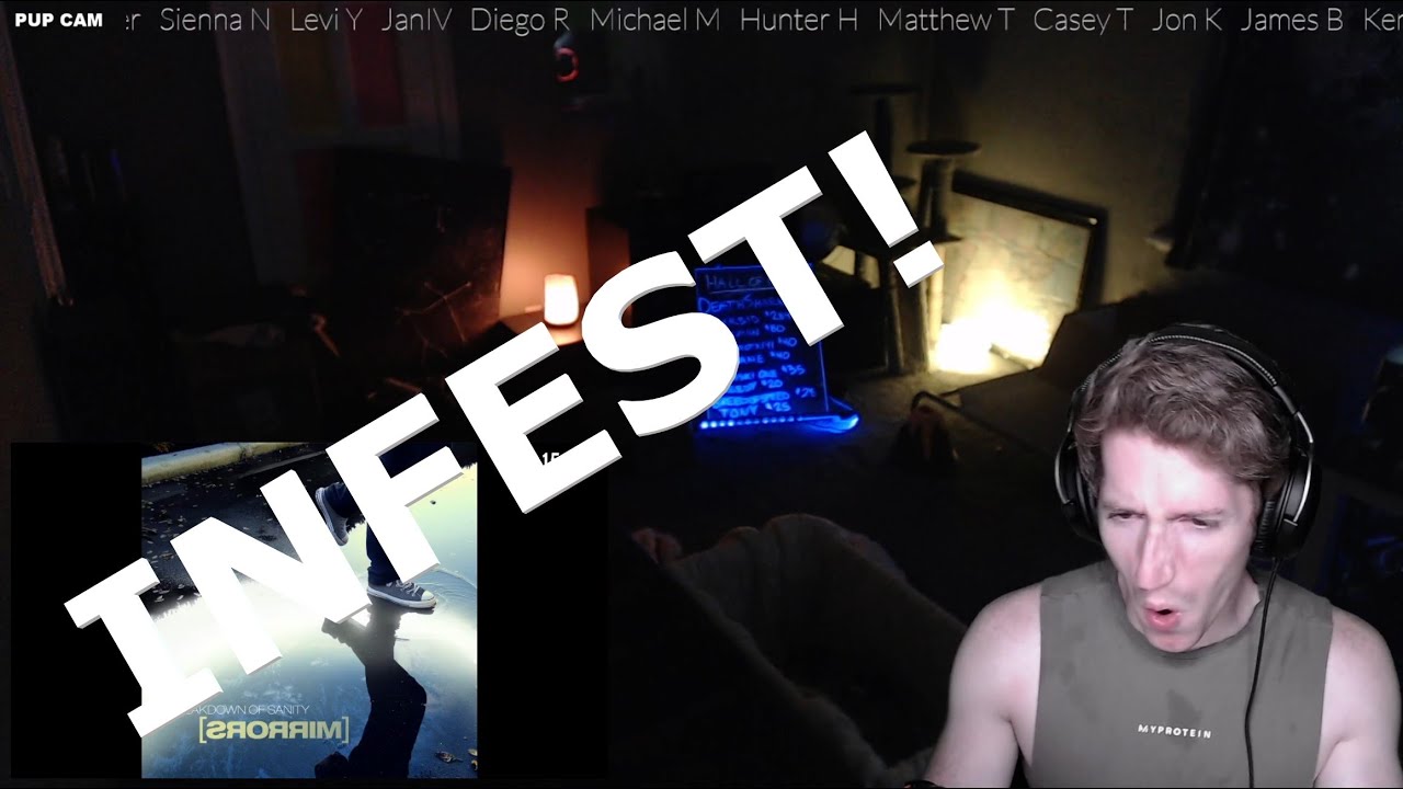 Chris REACTS to Breakdown of Sanity - Infest