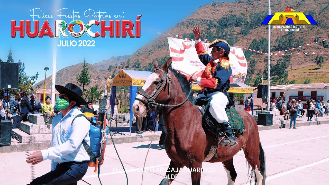 Gran Desfile General 28 Julio en el Distrito de Huarochirí (2022)