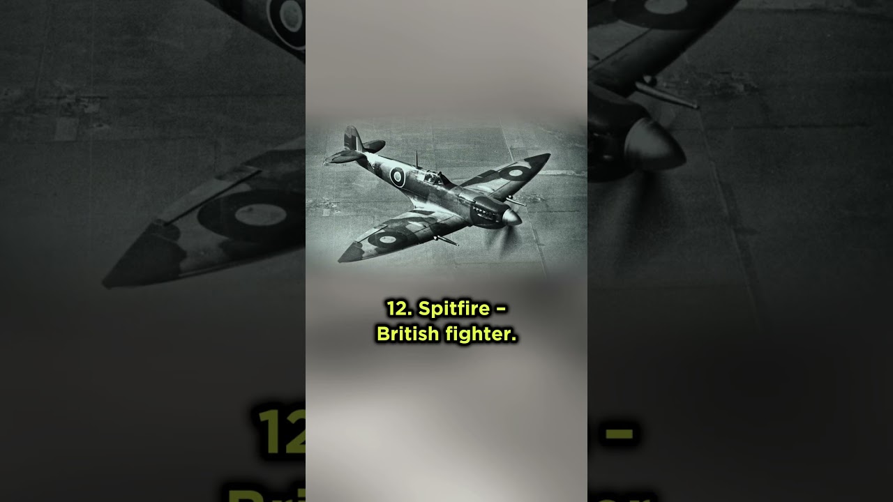 Top 25 best WW2 Aircraft #shorts #ww2history