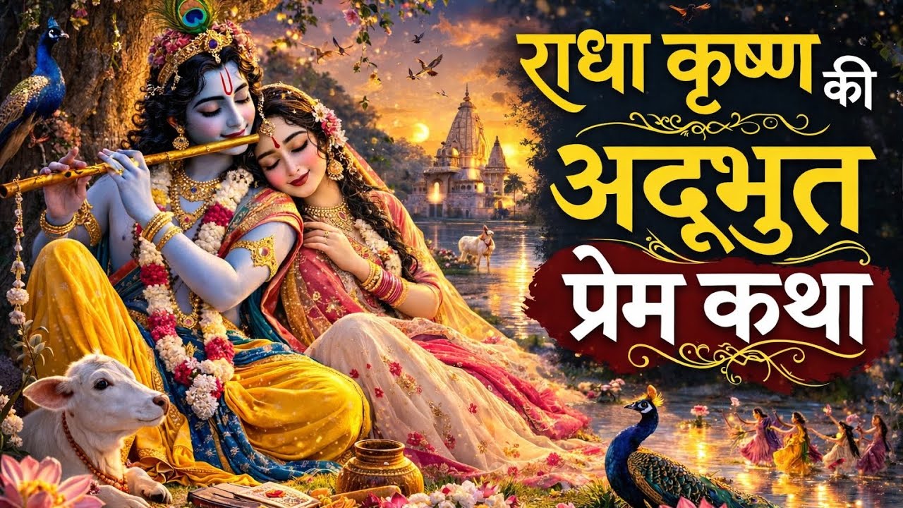 Radha Krishna Divine Love Story | राधा कृष्ण की अद्भुत प्रेम कथा | Krishna Bhakti Story