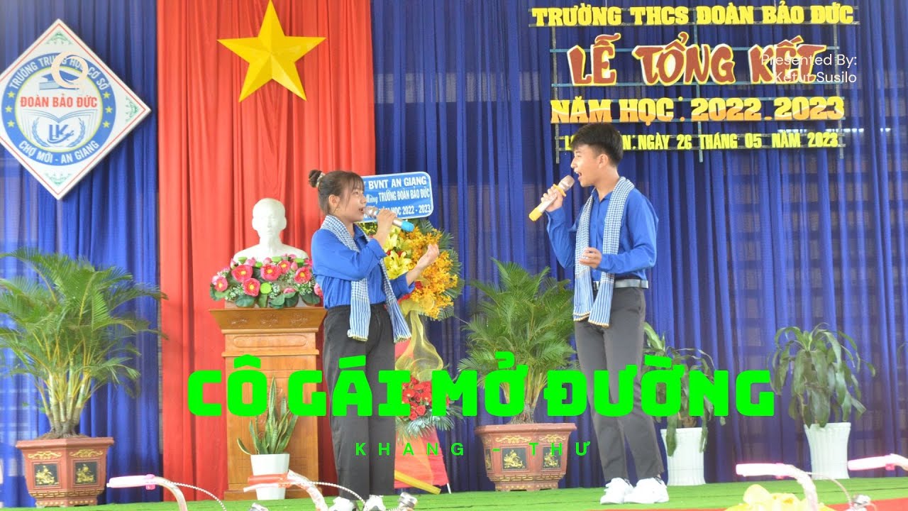 Cô gái mở đường | Minh Thư 9A1 & Chí Khang 9A2 | Trường THCS Đoàn Bảo Đức