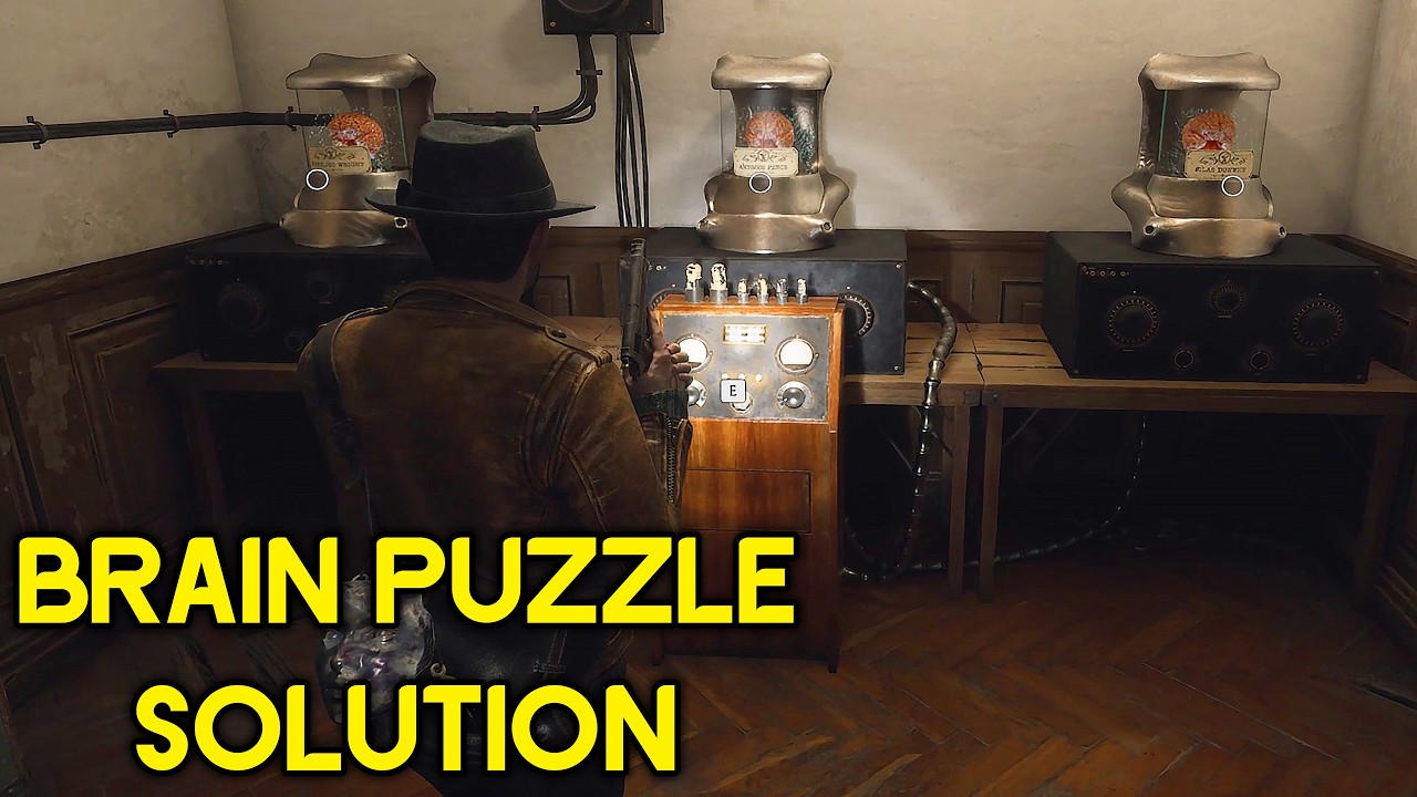 The Sinking City 2 - How to Solve Brain Puzzle Solution (The Wireless Room Puzzle)