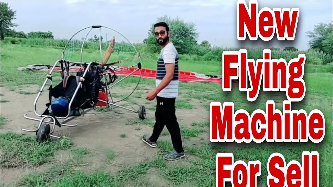 Летающий аппарат с парамотором для продажи in Индия | Тандемный парамоторный трайк MZ34 летает | ...