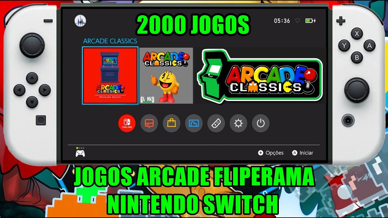 EMULADOR ARCADE MAME PARA NINTENDO SWITCH  -  13GB  -  2000 JOGOS  -  02 ESTILOS DE CAPAS E NSP