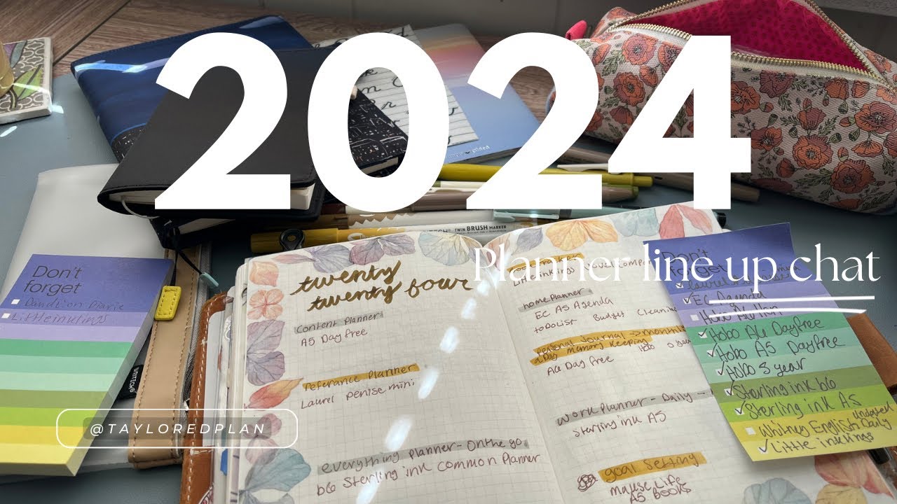 2024 Planner Lineup Chat | Hobonichi, Sterling Ink, Erin Condren, Laurel Denise