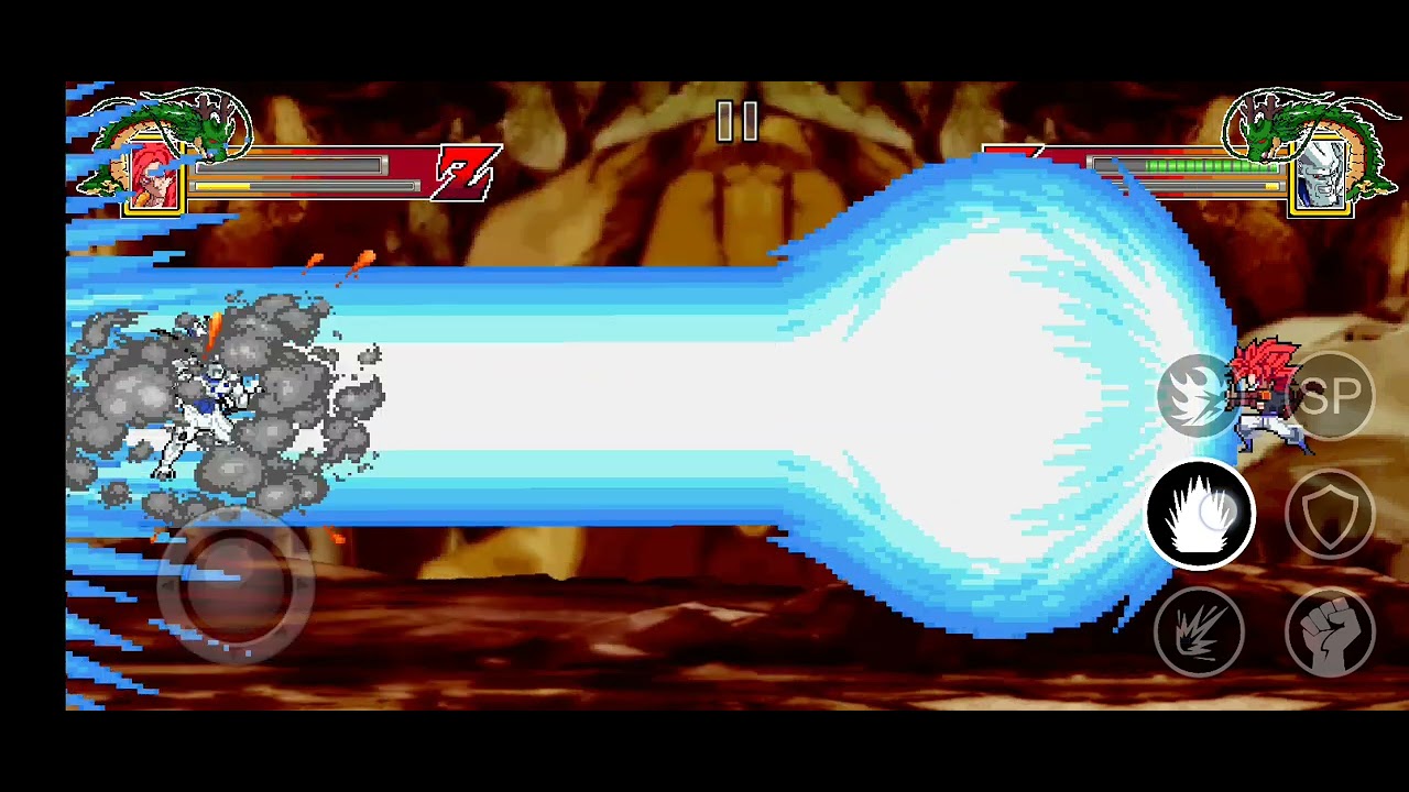 power warrios parte 2 gogeta ssj 4 si tuviera un remake para la actualización 20.0