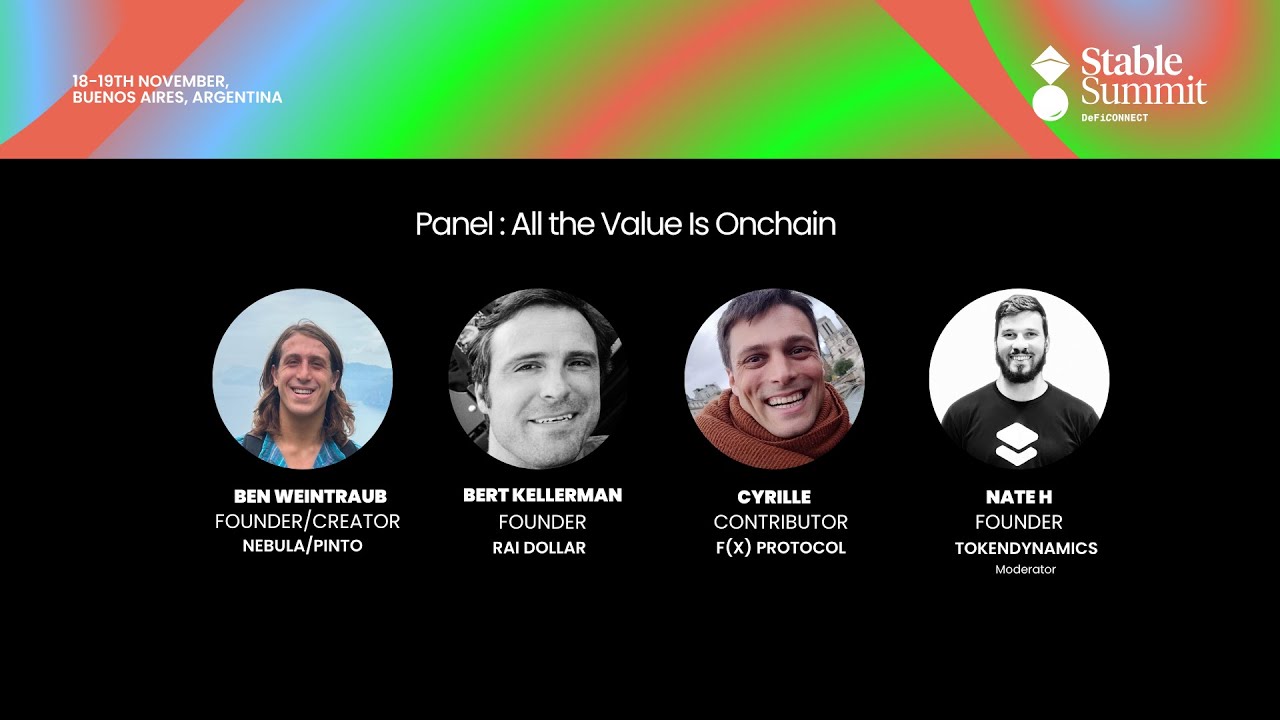 All the Value Is Onchain - Panel