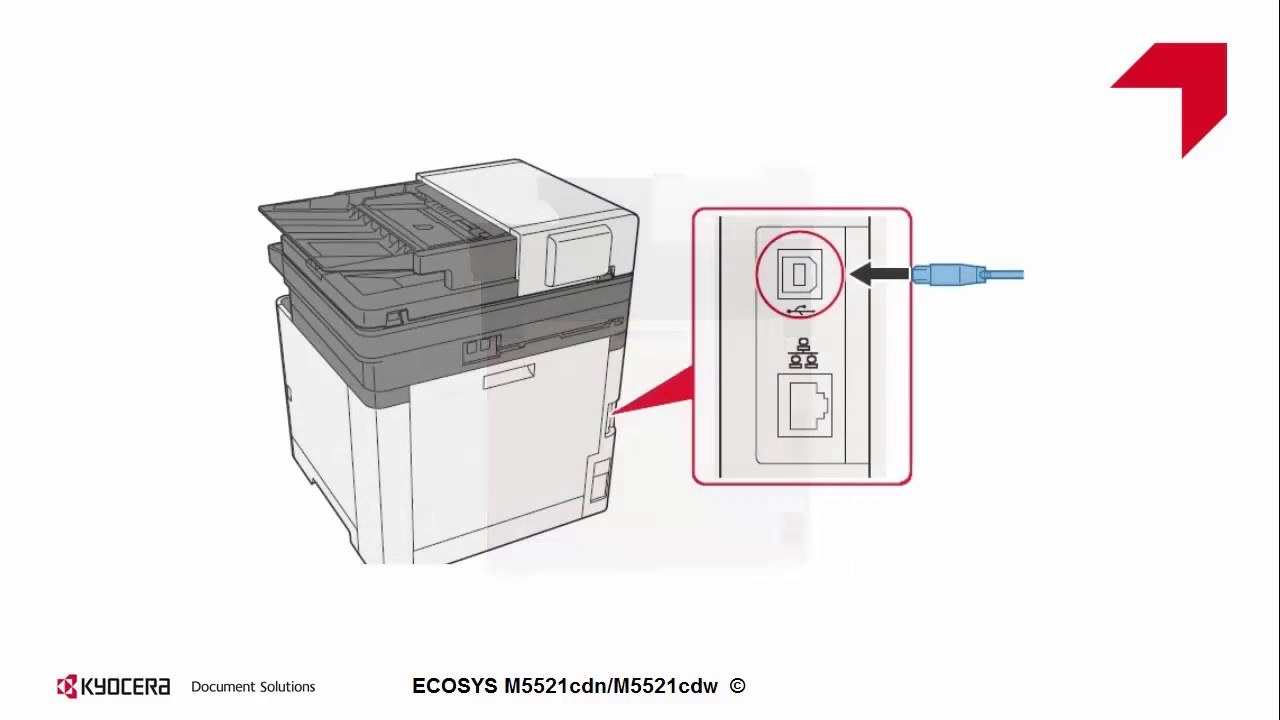 ECOSYS M5521cdn  Instalación