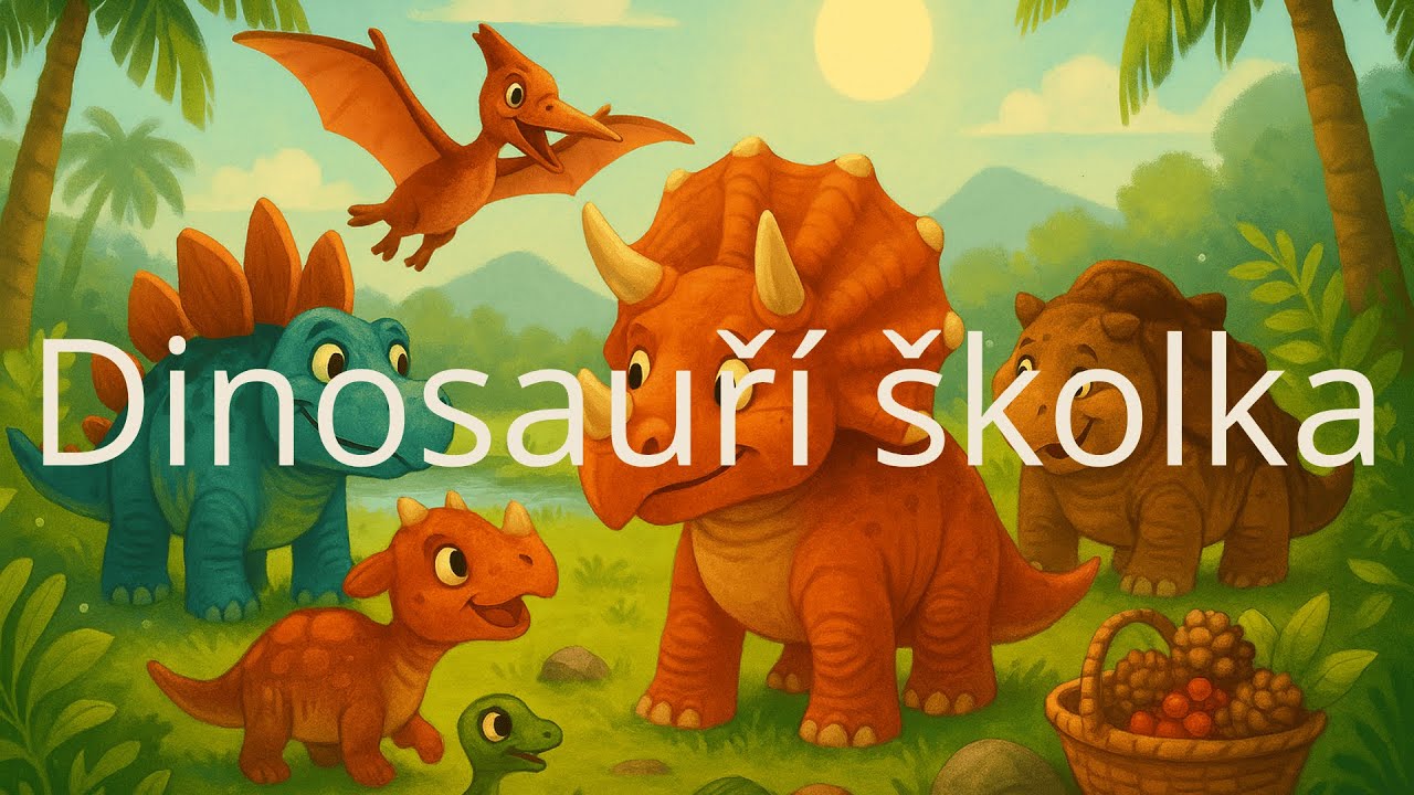 Audiopohádky pro děti - Dinosauří školka (pohádka na dobrou noc)