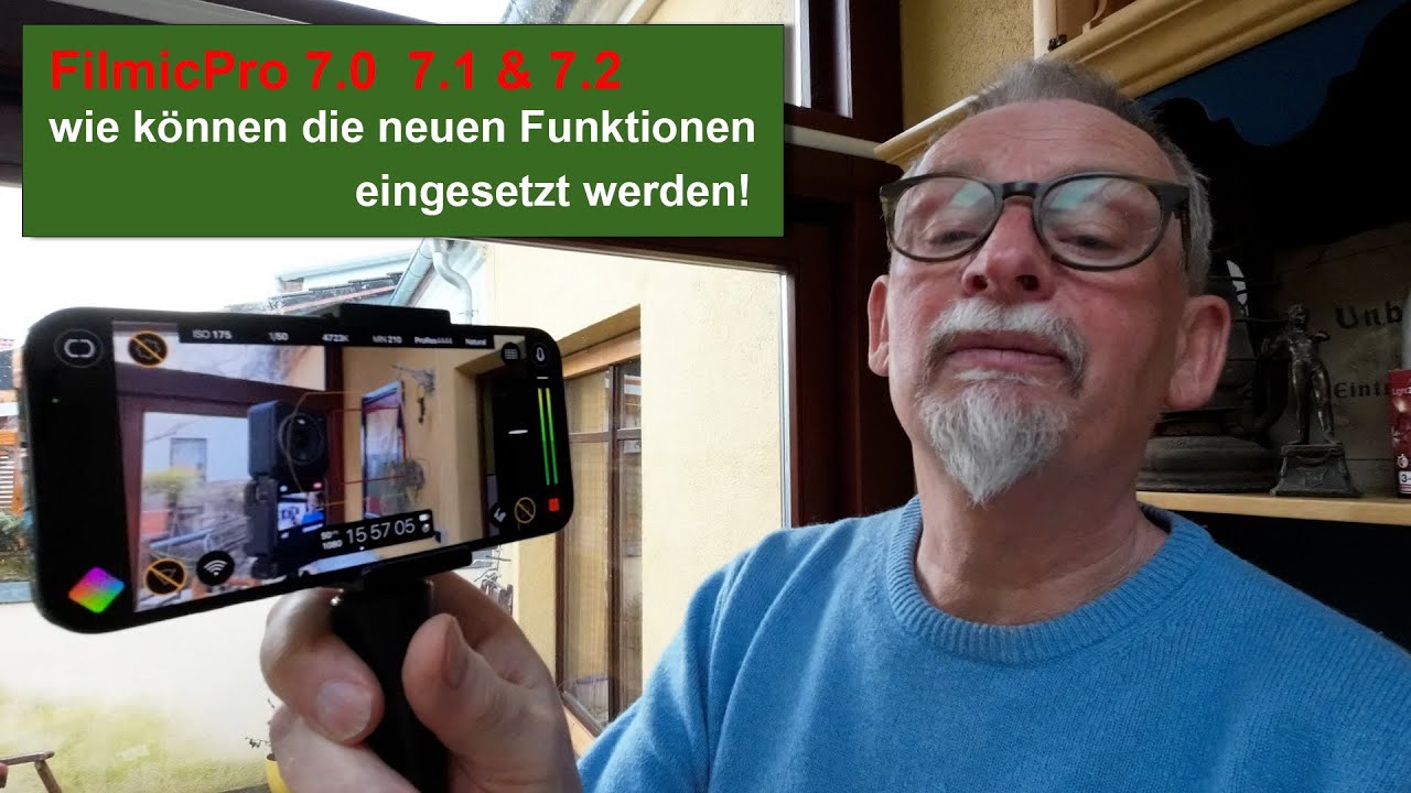 Filmen mit dem Handy - Neue Funktion en in FilmicPro erkl&auml;rt