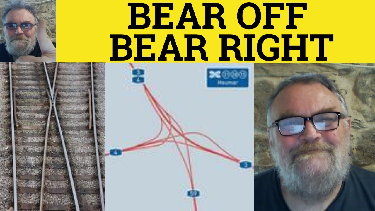 🔵 Bear Off Meaning - Bear Right Explained - Bore Left Defined - Bear Off Examples - Phrasal Verbs