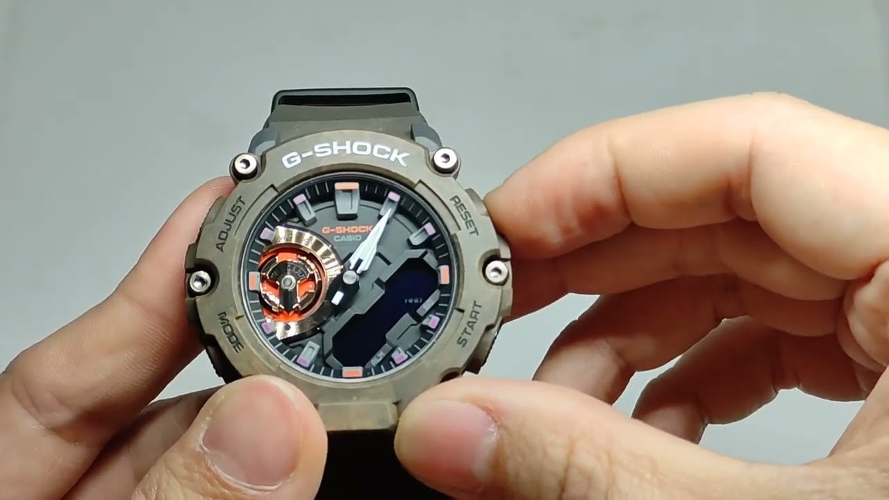 Cara Setting Jam Tangan Casio G-Shock GA-2200MFR-5A