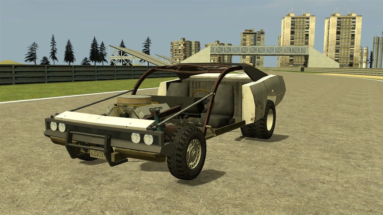 Garry's Mod ACF HL2 Jalopy Driving 2 in gmtc_track