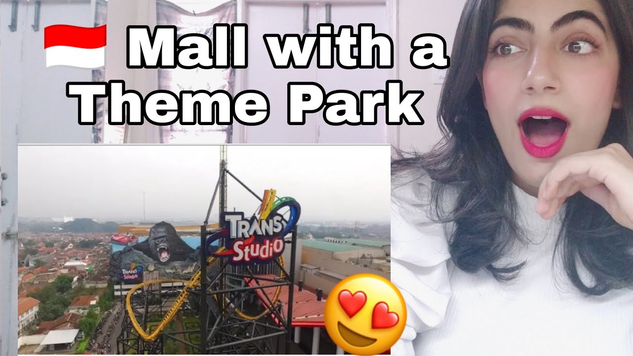 WALKING AROUND in BIGGEST MALL of BANDUNG, INDONESIA | TRANS STUDIO MALL WITH A THEME PARK ?