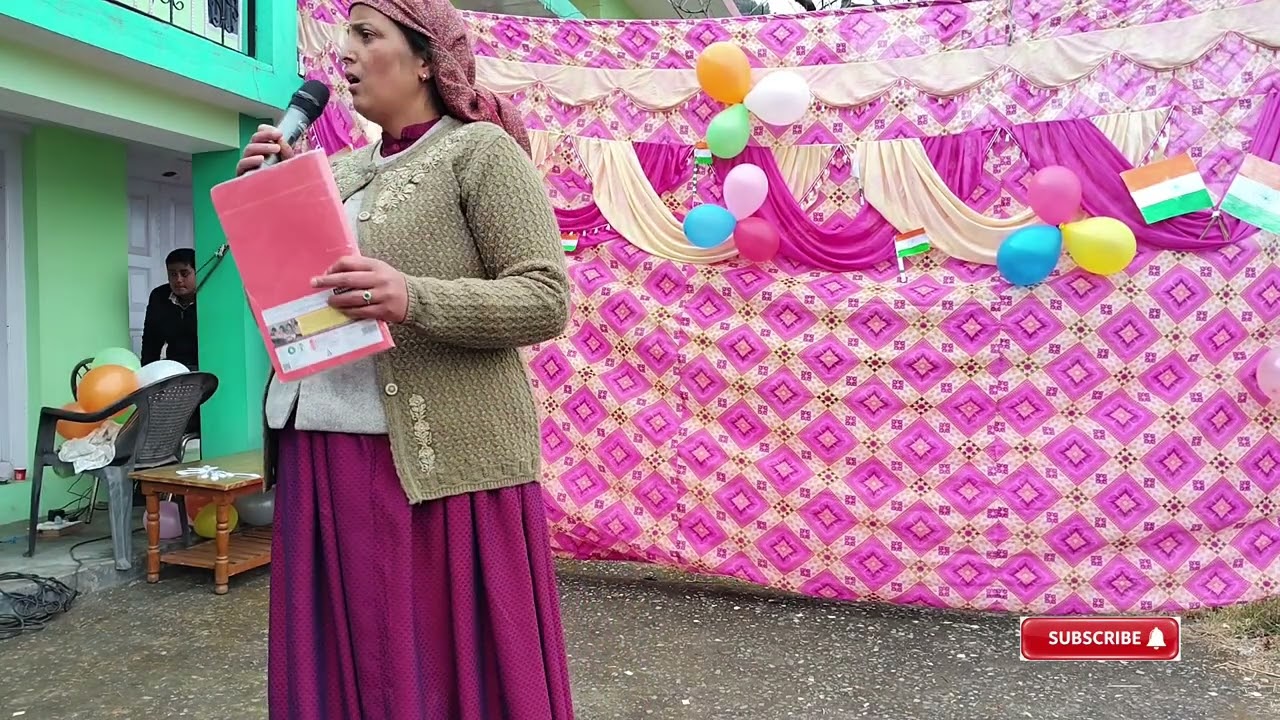 26 January Republic Day Celebrations Manjaban KOTGARH | Pardhan Speech Part-10
