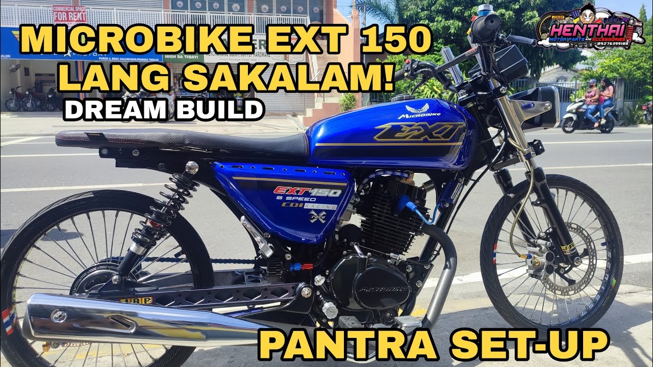 EXT MICROBIKE 150 PANTRA SET-UP MY DREAM BUILD QUICK REVIEW!