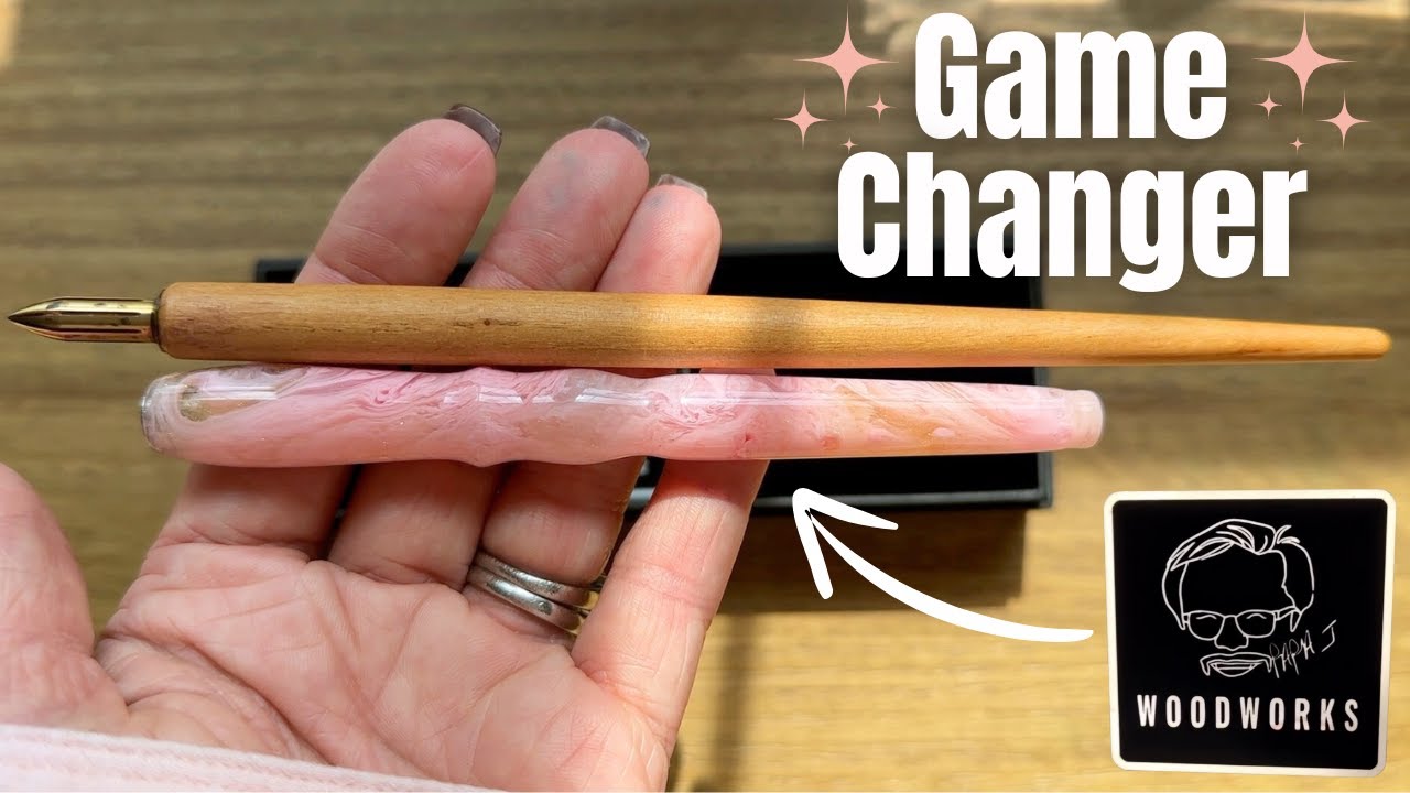 Ink Swatching with my NEW Custom Fountain Pen Nib Holder with my Kakimori Brass Nib Unboxing