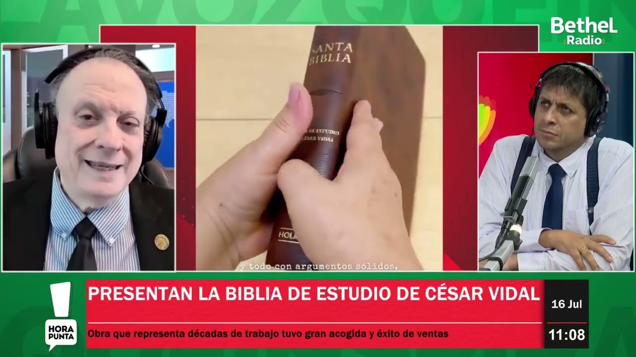 EL HISTORIADOR, TEÓLOGO Y ESCRITOR CÉSAR VIDAL, EN UNA ENTREVISTA EXCLUSIVA CON FABRICIO ESCAJADILLO