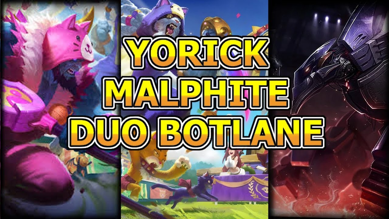 The most DISGUSTING bot lane in League of Legends... | Yorick and Malphite DUO