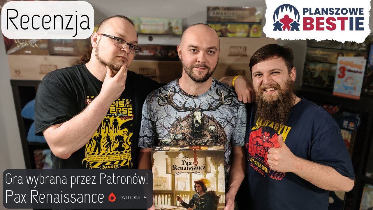 Planszowe Bestie #353 - Pax Renaissance - Recenzja - 26.03.2024