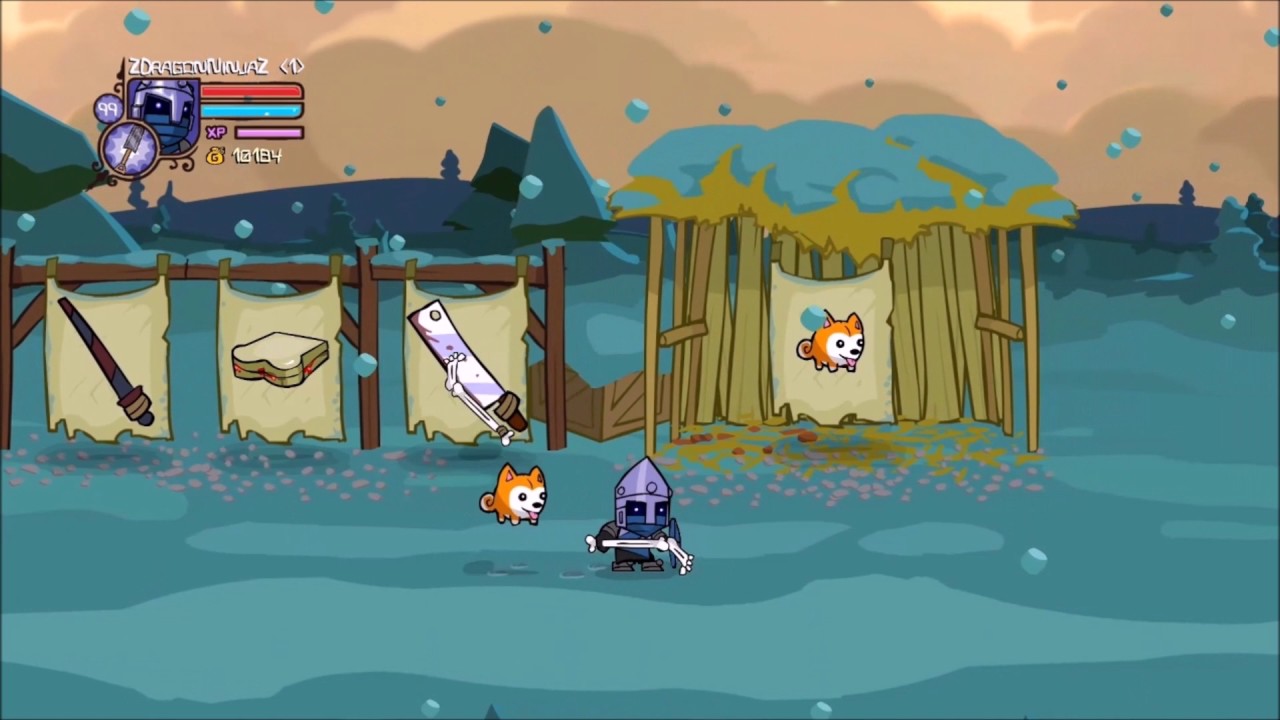 Castle Crashers Remastered X1 (ALL Weapons GUIDE)